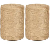 Ficelle Jute Naturel 2mm Bobine 800 m La Cordeline CJN34, pour Jardinage, Bricolage, activités manuelles et DIY (Lot de 2)