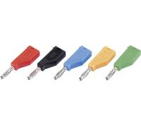 fiche à aigrette Ø de la broche: 4 mm TRU COMPONENTS TC-R8-B19 BL 1587893 bleu