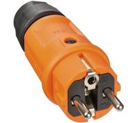 Fiche à contact de protection Brennenstuhl 9837560 plastique 230 V noir, orange IP44 1 pc(s)