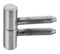 Fiche à visser 16x45mm acier finition zinguée blanc - MONIN - 651510 Noir G