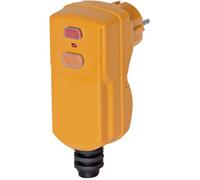 Fiche avec protection différentielle - Brennenstuhl - Jaune - 10mA - IP55 - 16A