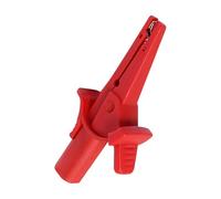 Fiche Banane 4mm Pince Crocodile Isolée en Cuivre Rouge pour Test
