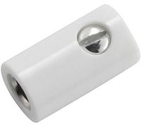 Fiche banane femelle Ø de la broche: 2.6 mm Kahlert Licht blanc