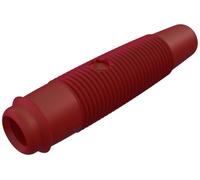 Fiche banane femelle Ø de la broche: 4 mm Hirschmann Test & Measurement KUN 30 Au 931804701 rouge