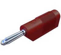 Fiche banane mâle Ø de la broche: 4 mm Hirschmann Test & Measurement BSB 20 K 930729101 rouge