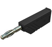 Fiche banane mâle Ø de la broche: 4 mm Hirschmann Test & Measurement LAS N WS Au 934100700 noir 1 pc(s)