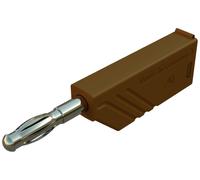 Fiche banane mâle Ø de la broche: 4 mm Hirschmann Test & Measurement LAS N WS Au 934100705 marron 1 pc(s)