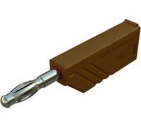 Fiche banane mâle Ø de la broche: 4 mm Hirschmann Test & Measurement LAS N WS Au 934100705 marron 1 pc(s)