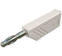 Fiche banane mâle Ø de la broche: 4 mm Hirschmann Test & Measurement LAS N WS Au 934100707 blanc 1 pc(s)