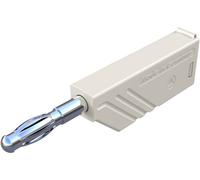 Fiche banane mâle Ø de la broche: 4 mm Hirschmann Test & Measurement LAS N WS weiß 934100107 blanc 1 pc(s)