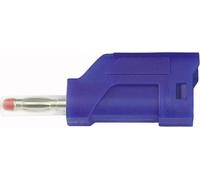 Fiche banane mâle Ø de la broche: 4 mm TRU COMPONENTS TC-R8-104 BL 1587905 bleu