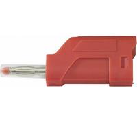 Fiche banane mâle Ø de la broche: 4 mm TRU COMPONENTS TC-R8-104 R 1587903 rouge