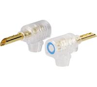 Fiche banane mâle coudée Ø de la broche: 4 mm BKL Electronic 0106002 rouge 1 pc(s)