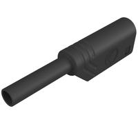 Fiche banane mâle de sécurité Ø de la broche: 2 mm Hirschmann Test & Measurement MST S WS 30 Au 975090700 noir 1 pc(s)