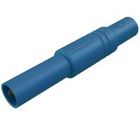 Fiche banane mâle de sécurité Ø de la broche: 4 mm Hirschmann Test & Measurement LAS S G 934097102 bleu 1 pc(s)