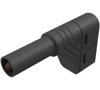 Fiche banane mâle de sécurité Ø de la broche: 4 mm Hirschmann Test & Measurement LAS S W 934098100 noir 1 pc(s)