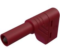 Fiche banane mâle de sécurité Ø de la broche: 4 mm Hirschmann Test & Measurement LAS S W 934098101 rouge 1 pc(s)