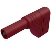 Fiche banane mâle de sécurité Ø de la broche: 4 mm Hirschmann Test & Measurement LAS S W 934098101 rouge 1 pc(s)