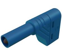 Fiche banane mâle de sécurité Ø de la broche: 4 mm Hirschmann Test & Measurement LAS S W 934098102 bleu 1 pc(s)