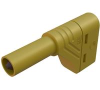Fiche banane mâle de sécurité Ø de la broche: 4 mm Hirschmann Test & Measurement LAS S W 934098103 jaune 1 pc(s)