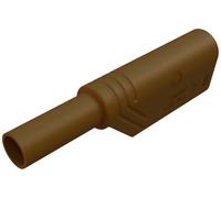 Fiche banane mâle de sécurité Ø de la broche: 4 mm Hirschmann Test & Measurement LAS S WS 934099105 marron 1 pc(s)