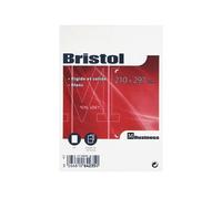 Fiche Bristol Uni Blanche 210x297 - Paquet De 100