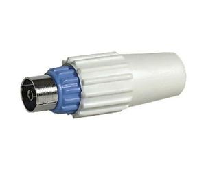 Fiche coaxiale - LEGRAND - 9,52 mm - Droite - Antenne télévision - Rallonges télévision