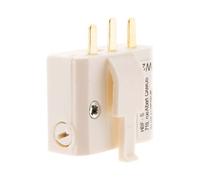 Fiche DCL 2P+T pour boite applique & point de centre pour conducteur de 0,5 à 1mm²
