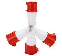Fiche de Site Industriel 2P N E Fiche Industrielle 1 Entrée 3 Sorties 4 Broches Multiprises Connecteur électrique 32A 380-415V