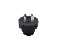 Fiche d'électrovanne série GSP DIN 43650 type A 3P+T 400 V 16 A mâle noire - Compatible(10 Pcs/set)