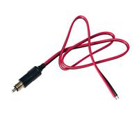 Fiche DIN 12V Extrémités de fil ouvertes Câble 14 AWG, 5 meters | Faisceau de câbles pour les tâches d ' alimentation des accessoires de remplacement de