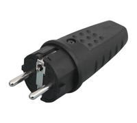 Fiche droite étanche IP44, 16 A, pour une connexion sûre en extérieur et dans des environnements humides.