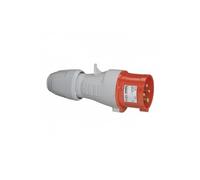 Fiche Droite Mâle 16 Ampères 3P+N+T Ip44 Rouge - Legrand 555129