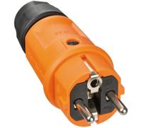 Fiche électrique - 16 A - 2P+T - orange BRENNENSTUHL