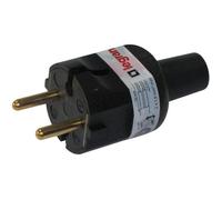 Fiche électrique - LEGRAND - Mâle - Sortie droite - 2 phases - 16 A - Noir