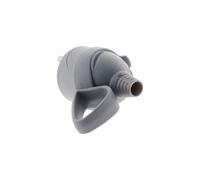 Fiche électrique mâle ZENITECH 2P+T 16A grise avec bague IP20 NF 3680 W 230 V