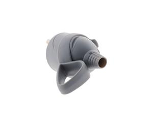 Fiche électrique mâle ZENITECH 2P+T 16A grise avec bague IP20 NF 3680 W 230 V