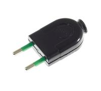 Fiche électrique plate noire Mâle EASY - 250Vac, 10A, IP20 | Norme IMQ et démontable, trouvez la connectique électrique idéale