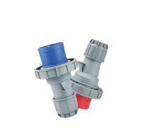 Fiche et prise industrielle étanche 3PIN 4PIN 5PIN 16A 32A montage mural | Connecteur industriel étanche prise et socle 3PIN 4PIN 5PIN 16A 32A pour montage mural(5 PCS IP44-4P)