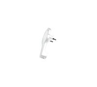 Fiche extra-plate Diall, 6A, blanche