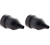 Fiche femelle 16A 2P+T - Noir - Zenitech (Lot de 2)