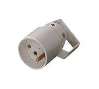 - Fiche femelle 2P+T 16A IP40 anneau + eclipse Blanc - Lébénoïd