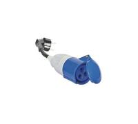 Fiche femelle CEE 17 + mâle Schuko 28 cm Inovtech