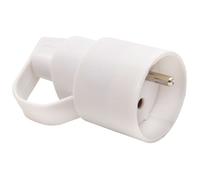 Fiche Femelle Électrique 16A + Terre - GEFOM - 250V / 3500W - Couleur Blanche - Sécurité et Fiabilité