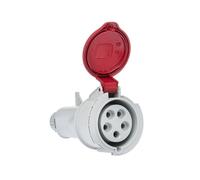 Fiche Femelle Tétrapolaire 32a 3p+n+t 380v - 5 Broches - étanche Ip44 - Ide