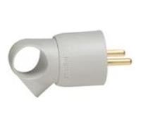 Legrand Fiche plastique à anneau 050424 - 2P+T 16A - Gris