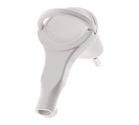 Fiche électrique mâle extra plate ZENITECH 2P 6A - Blanc