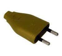 Zenitech Fiche mâle 2P 6A – Or