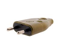 Zenitech Fiche mâle 2P 6A – Or