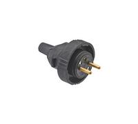 Debflex Fiche mâle 2P+T 16 A - Noir